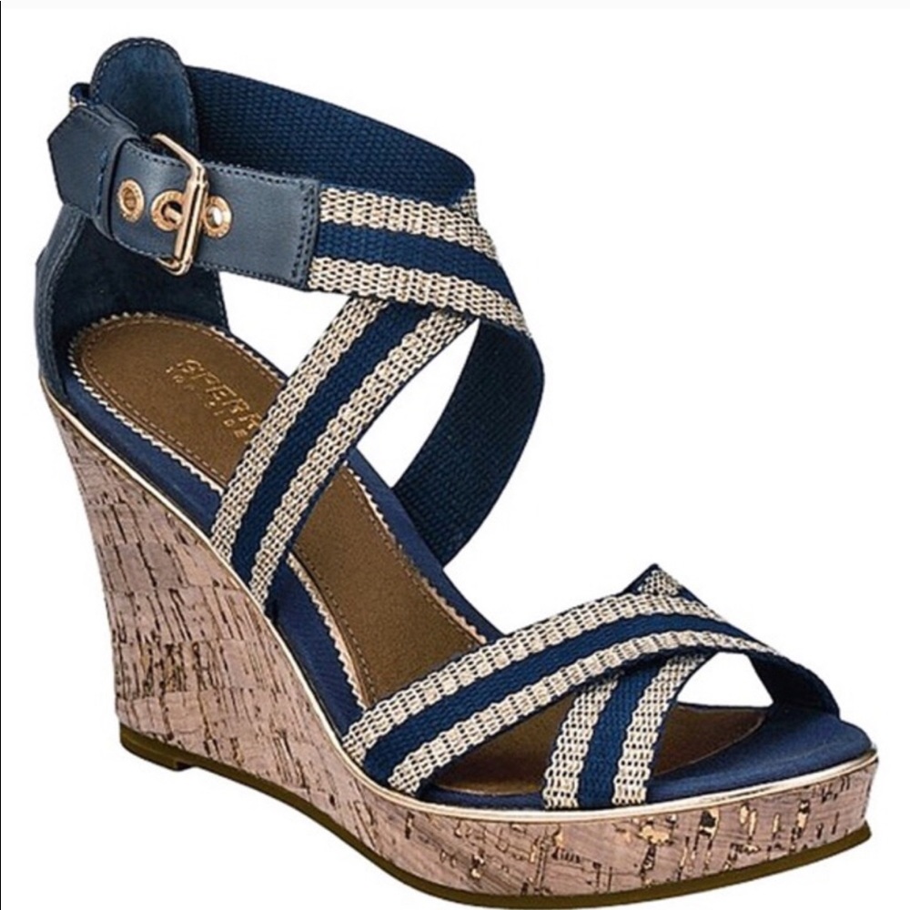 Sperry Harborside Cork Wedges 337